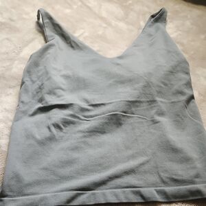 Free People Gray Women's Camisole With Built In Bra